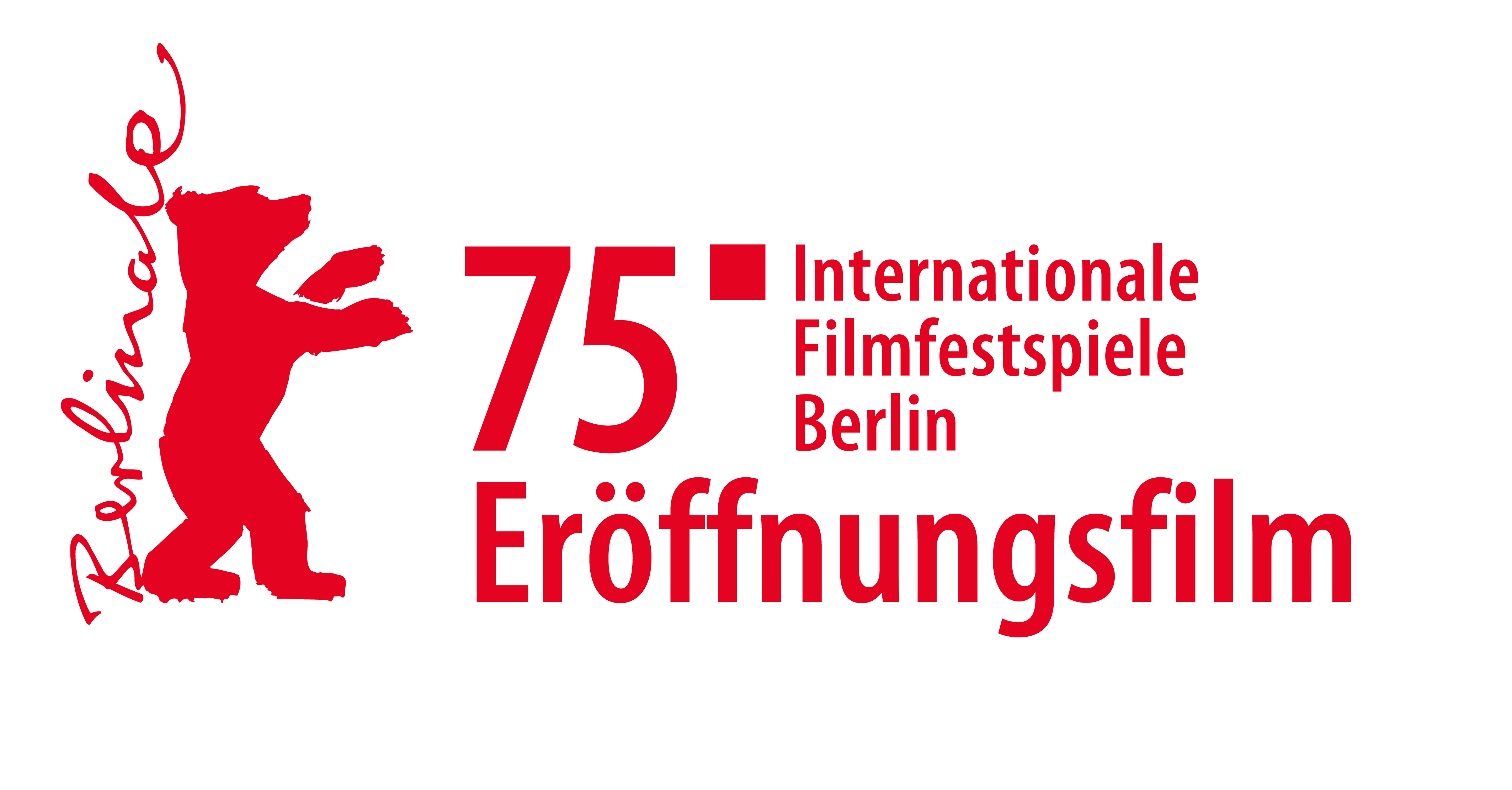 Logo Eröffnungsfilm 75. Berlinale
