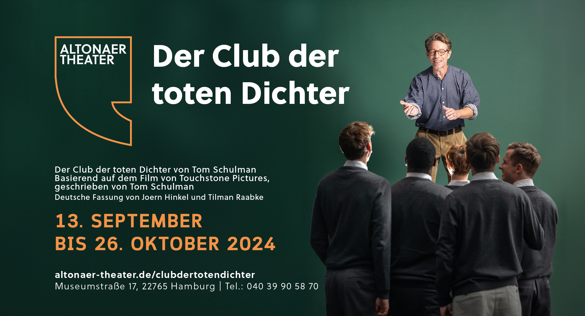 Club der toten Dichter Theater Altona