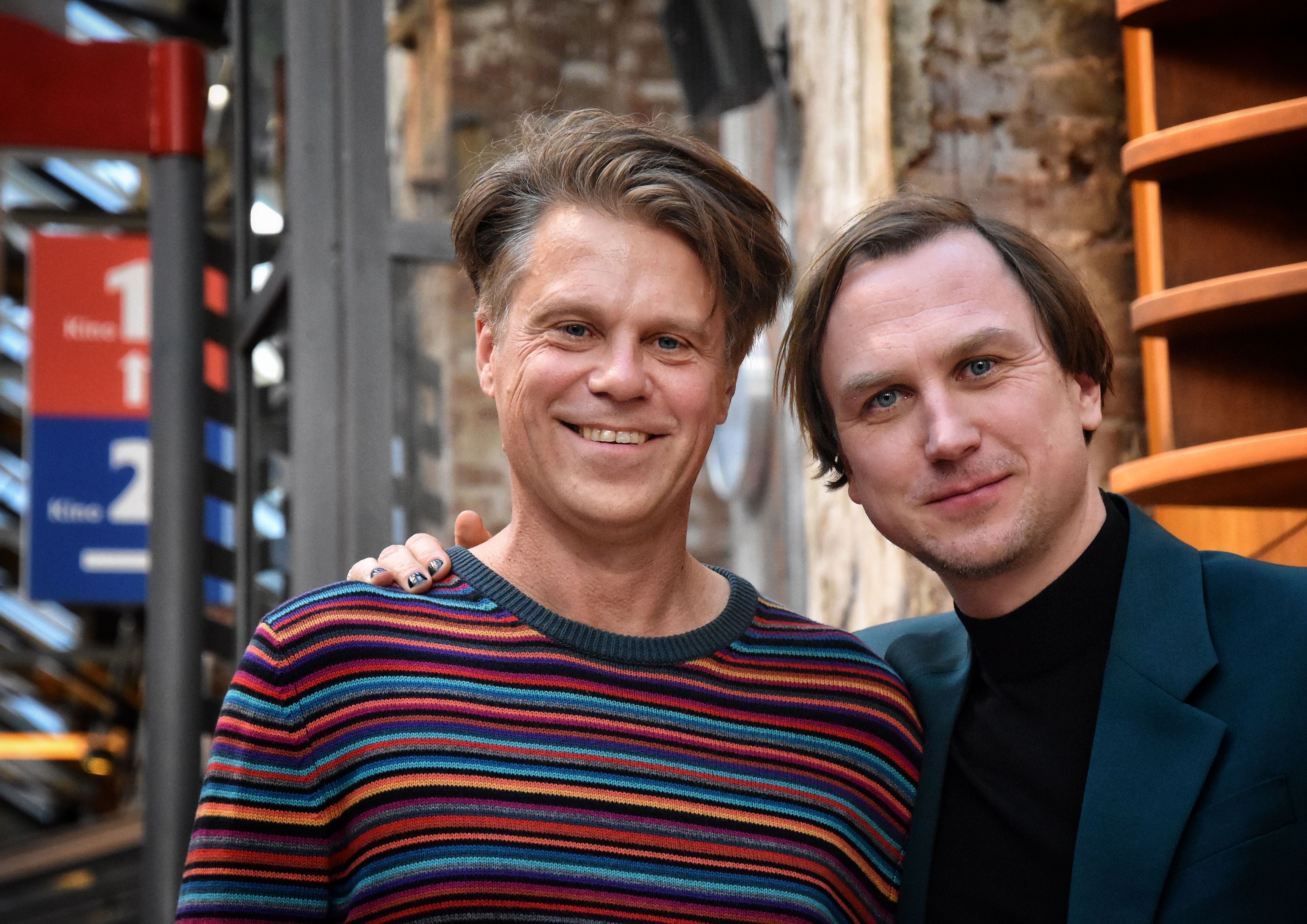 Matthias Elwardt und Lars Eidinger in den zeise kinos (Foto: Heike Blenk)