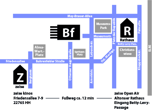 Wegbeschreibung zeise Rathaus